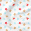 Stars (Red Tan Blue) | Holiday Fabric Design | Julie Storie Designs